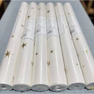 NEW Serena & Lily Star Wallpaper-Ivory Beige